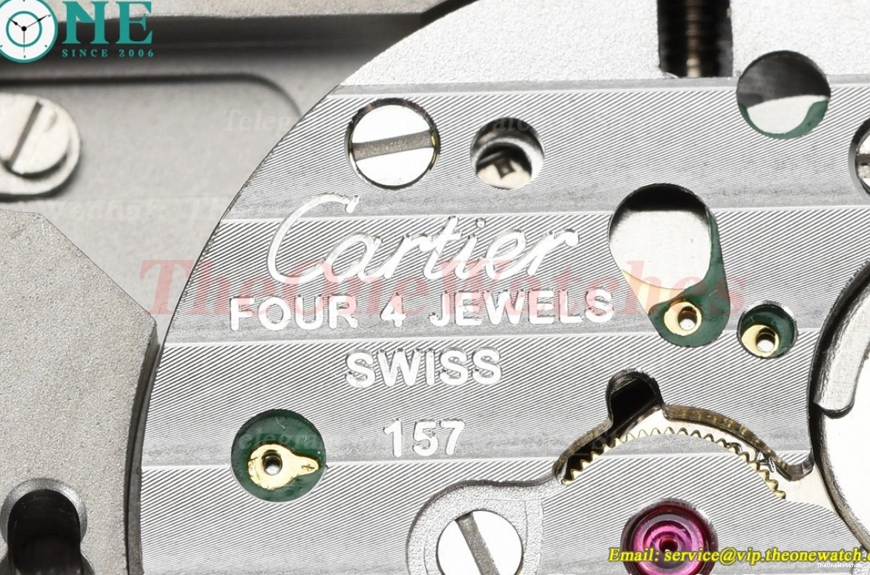 Tank White Brown Quartz Dial RG LE 25.5mm F1F Louis 0418